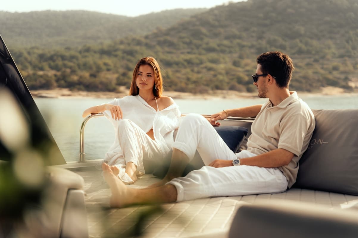 On yacht